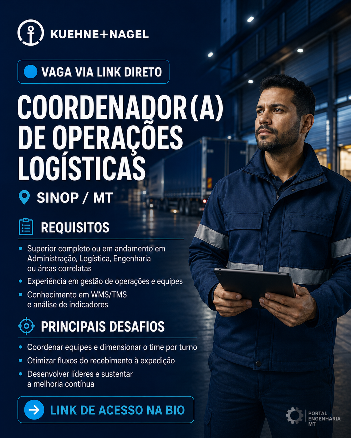 Coordenador(a) de Operações e Logística em Sinop