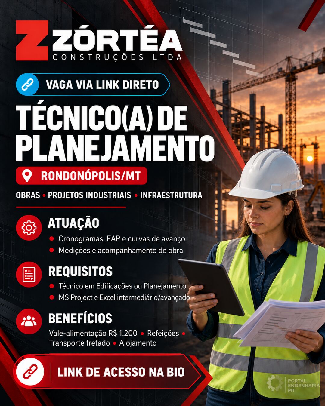 Técnico(a) de Planejamento em Rondonópolis